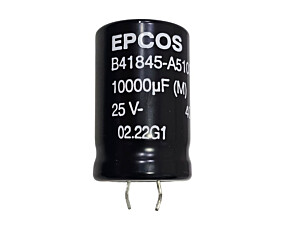 Capacitor Eletrolítico 10000uF x 25V RD 85° Snapin 22DX35A Epcos