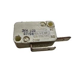 Chave Micro Switch 15A 1/2HP 125/250Vac Vabsco Sem Haste Branca