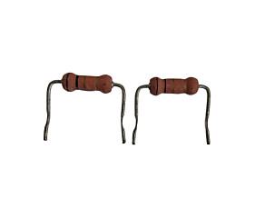 Resistor 1R 1W 5% Pré Formado