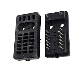 Suporte Para Rele 14 Pinos Preto Schrack