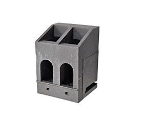 Conector Prensa Cabo 2 Vias Cinza