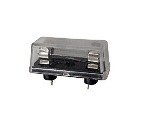 Porta Fusível Grande 6x30 Com Proteção Acrílica