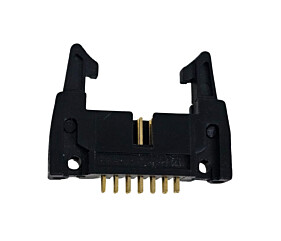 Conector Header 14 Pinos Macho 180º Com Trava