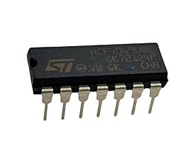 Circuito Integrado CD4069 = HCF4069UBE