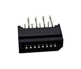 Conector 8 Vias Femea Preto