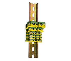 Trilho com 6 Bornes Variados