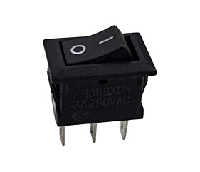 Micro Chave Gangorra 3A 250Vac 3 Terminais Zhongxun