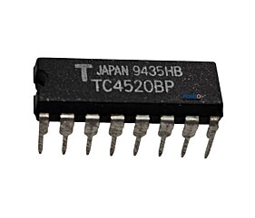 Circuito Integrado CD4520BP = TC4520BP
