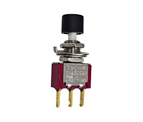 Chave Push Boton 1A 120V 3Terminais T80-P Salecom
