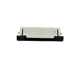 Conector Para Flat 15 Vias Preto e Branco