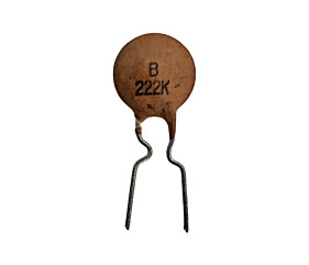 Capacitor Cerâmico 2K2 x 50V = B222K Marron