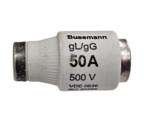 Fusível 50A 500V Diazed gL/gG Retardado Bussmann