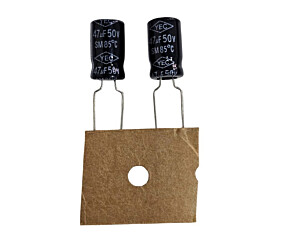 Capacitor Eletrolítico 47uf x 50V RD 85º Yec