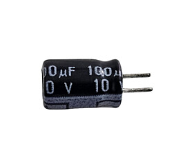 Capacitor Eletrolítico 100uF x 10V RD 85º Mini Swcon