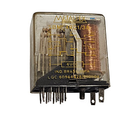 Rele SBMS4RC1/3A 6Vcc Metaltex 14 Terminais