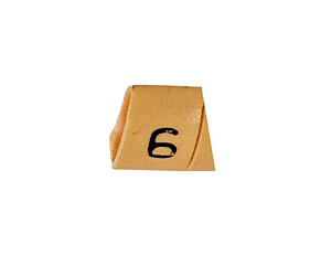 Anilha Marcadora de Cabos Número 6