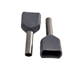 Terminal Ilhós Isolado Cinza