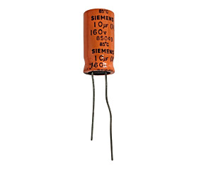 Capacitor Eletrolítico 10uF x 160V RD 85º 85049 Siemens