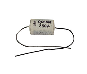 Capacitor Poliéster 68nF x 250V Axial = 0,068M 250V Thonsom