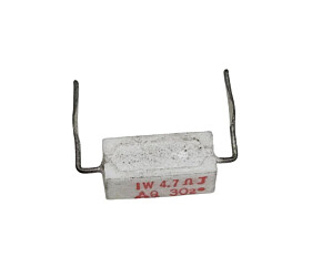 Resistor 4R7 1W 5% Porcelana