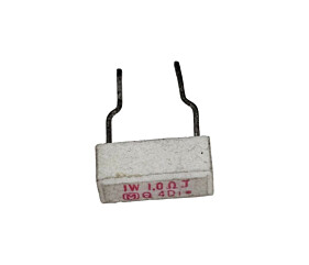 Resistor 1R 1W 5% Porcelana
