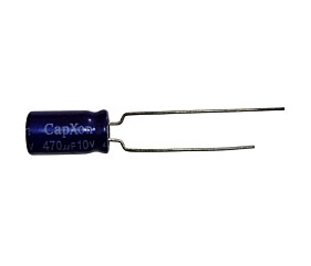 Capacitor Eletrolítico 470uF x 10V 85º Capxon