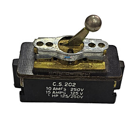 Chave Alavanca Metálica 2 Posições 10A 250V 15A 125V HP125/250V C.S202 Margirius