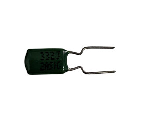 Capacitor Poliéster 3K3 X 100V = 332J2Asic Verde