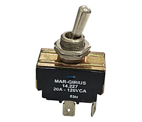 Chave Alavanca Metálica 20A 120VCA 14227 4 Terminais Margirius