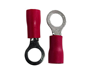 Terminal Olhal 1.25-5S 22-16 Isolado Vermelho