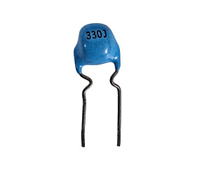 Capacitor Cerâmico 33pF x 50V = 330J Azul