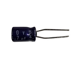Capacitor Eletrolítico 4,7uF x 50V RD 85º Mini Rce