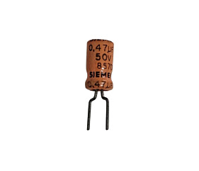 Capacitor Eletrolítico 0,47uF x 50V RD 85º Mini 85700 Siemens
