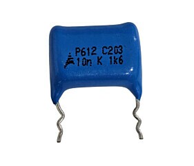 Capacitor Poliéster 10K x 1K6 10% = 10N K 1K6
