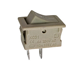 Chave Gangorra KCD1 6A 250V 10A 125V 2Terminais Cqc Daier