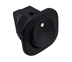 Chave Gangorra T120 6A 250V ON OFF Com Parafuso de Fixação Preta