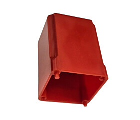 Capa Para Rele Vermelha 4,6x3CM Metaltex