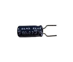 Capacitor Eletrolítico 2,2uF x 100V RD 85º Elna