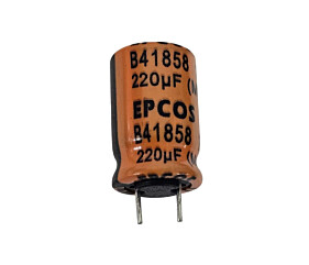 Capacitor Eletrolítico 220uF x 35V RD 115º B41858 Epcos