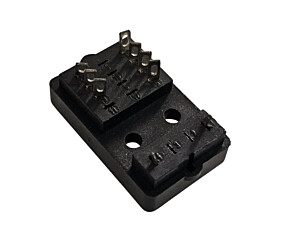 Soquete Para Relé 9 Pinos Preto