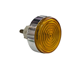 Botão Sinalizador Amarelo Redondo