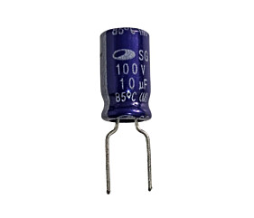 Capacitor Eletrolítico 10uF x 100V RD 85º Sg