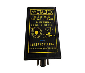 Rele de Passo Biestável CPE1RA3 110VCA Metaltex