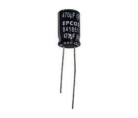 Capacitor Eletrolítico 470uF x 35V RD 105° B41851 Epcos