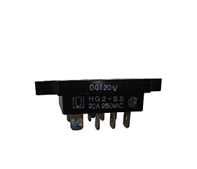 Suporte Para Rele 8 Terminais HG2-SS 20A 250Vac