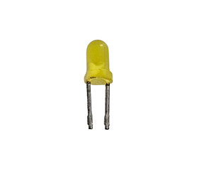 Led 3mm Amarelo Difuso Pré Formado