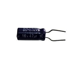 Capacitor Eletrolítico 47uF x 16V RD 85º Taicon