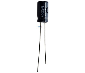 Capacitor Eletrolítico 1uF x 250V RD 85º Cosonic