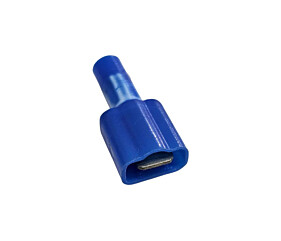 Conector Lingueta Faston Macho Isolado Azul 