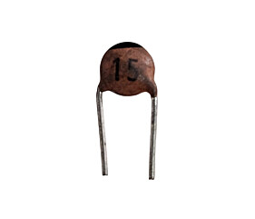 Capacitor Cerâmico 15pF x 50V Pré Cortado = 15